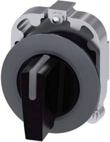 Siemens Knebelschalter 3SU1062-2DL10-0AA0 Schwarz 2 x 45° bündig einbaubar - Bild 1