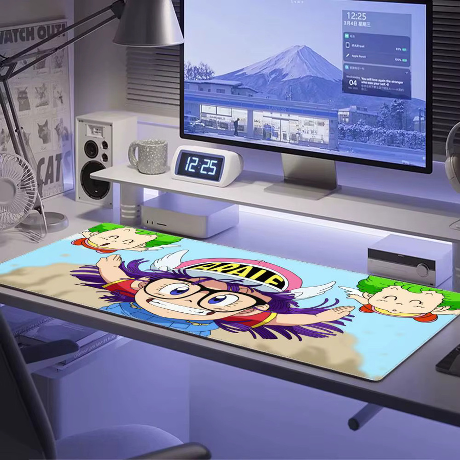 Potdemiel Dr. Slump Anime Mousepad Multicolor, rutschfestes Gaming Mauspad für Computer und Büro - Bild 1