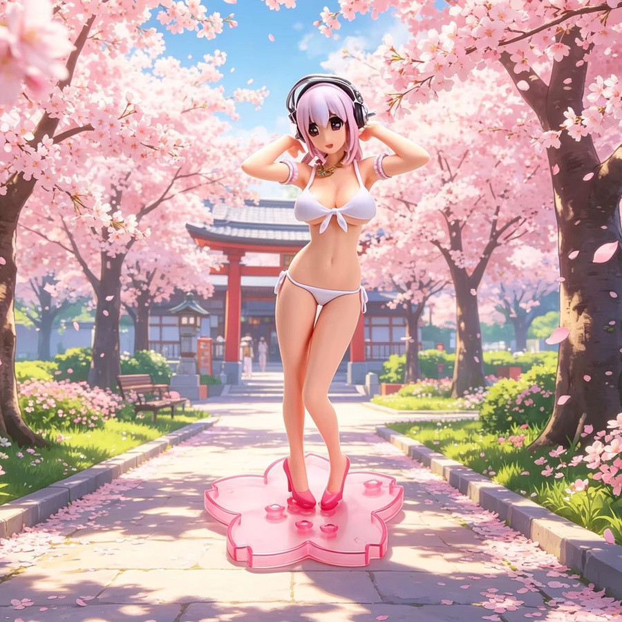 Bandai Super Sonico Statue, Bikini-Stil, ab 14 Jahren - Bild 2