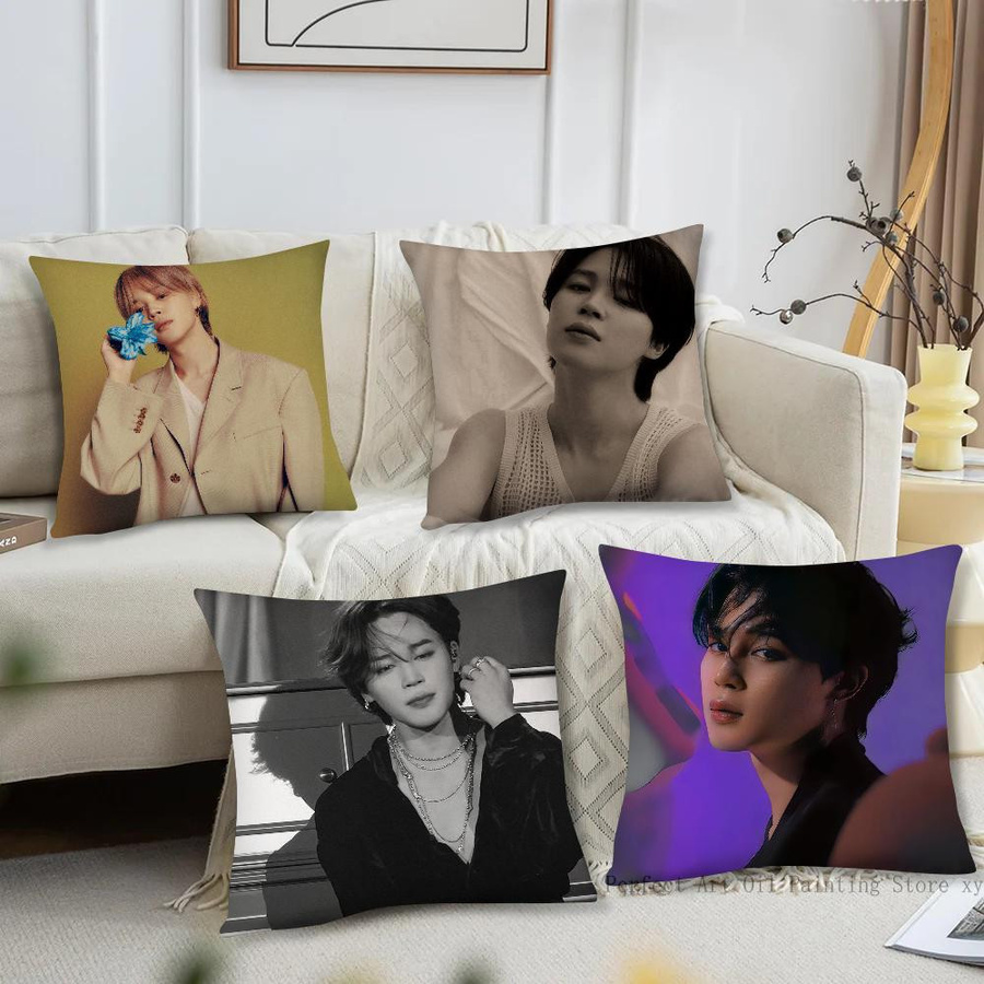 GUOYU HOMEDECOR Kissenbezug Park JiMin Quadratisch, Multicolor, B/B/B: 40 x 40 x 40 cm - Bild 6