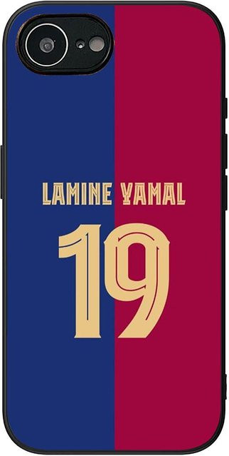 König Y-Yamals Nr. 19 Fußball Handyhülle für Huawei P30 P20 P10 Mate 10 20 Pro Lite Y9A Y8S P Smart Y7 Y9 Prime Y6 in Blau - Bild 1