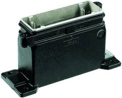 Harting Sockelgehäuse in Schwarz aus Aluminium, Baugröße 19400241231 - Bild 1