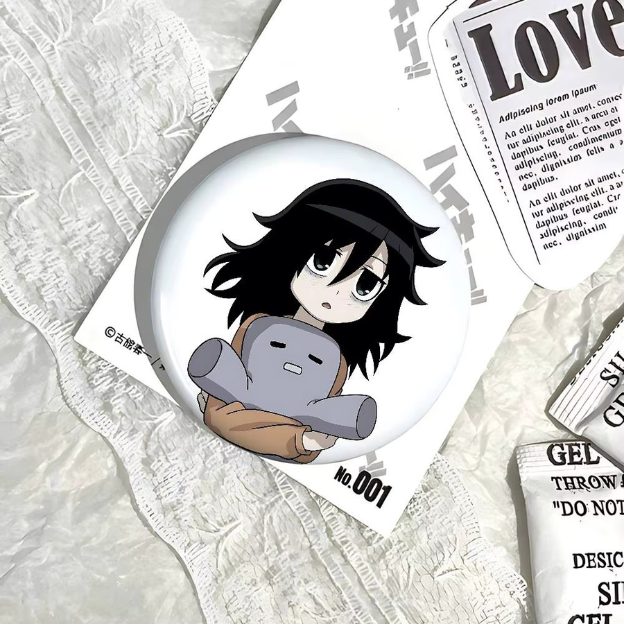 52TOYS Brosche T-Tomoko Kuroki, Weißblech, Metall - Bild 5