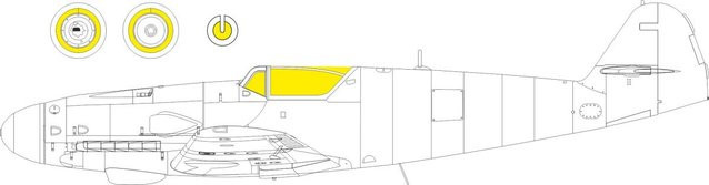 Eduard Messerschmitt Bf 109 K-4, Modellfahrzeug, 1:32 - Bild 1