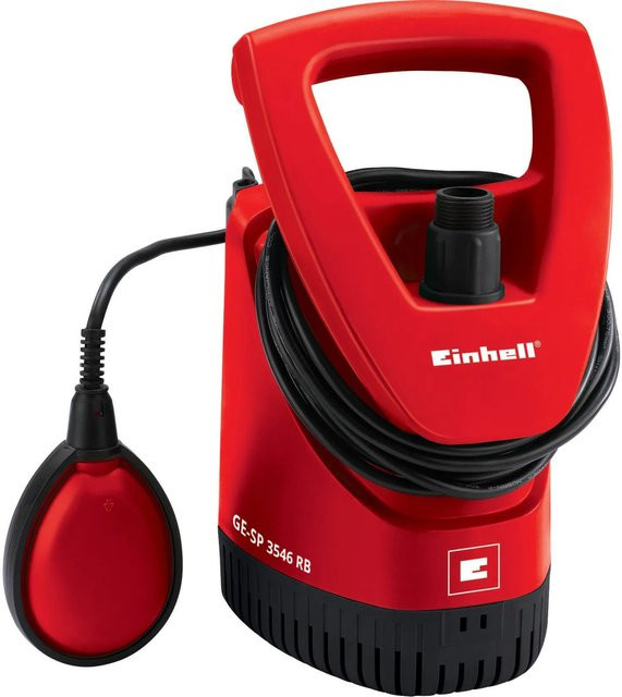 Einhell Regenfasspumpe GE-SP 3546 RB in Rot mit 4600 l/h und 11 m Förderhöhe - Bild 1