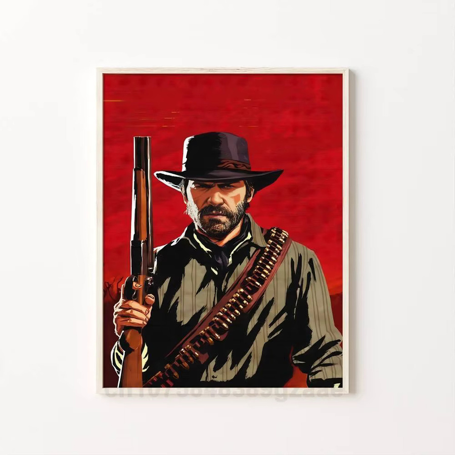 Red Dead Redemption Manga-Poster als Wandaufkleber, Mehrfarbig, B/H: 15 x 15 cm - Bild 7