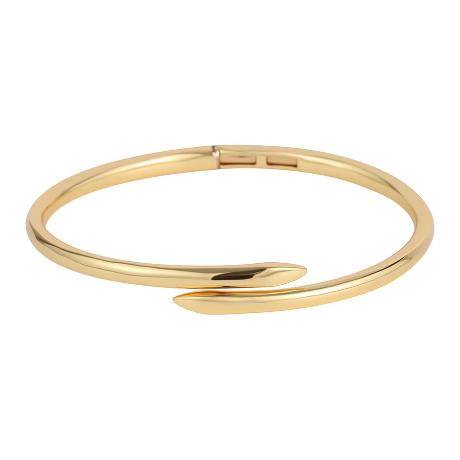 Yupsk Armband Edelstahl, konisch, doppeltes Nagelköpfchen, Damen und Herren - Bild 4