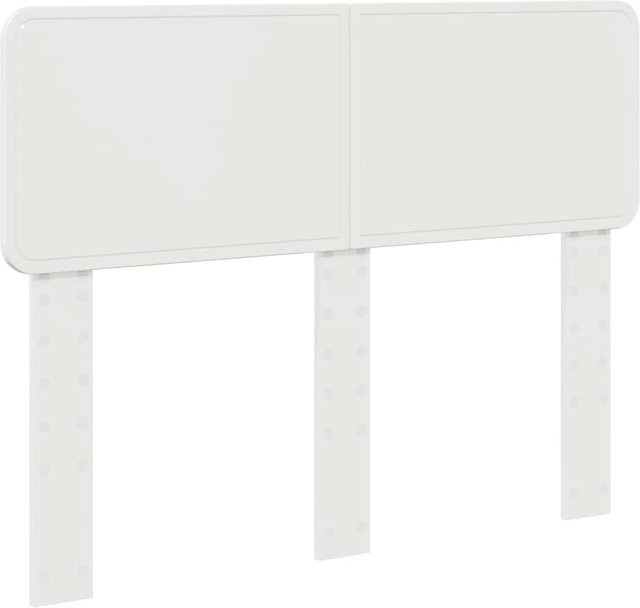 vidaXL Kopfteil in modernem Design aus Holzwerkstoff in Hochglanz Weiß, Breite: 135 cm - Bild 1