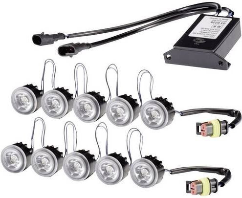 Hella Tagfahrlicht LED 2PT 010 458-701 Schwarz Durchmesser: 30 mm, Tiefe: 20 mm - Bild 1