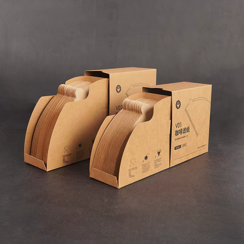 YUAN-ECT Kaffeefilter konische Form aus natürlichem Papier, 100 Stück, beige, passend für 1–4 Tassen Brewers - Bild 3