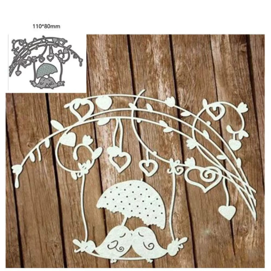 Metall-Schneideform Taube für DIY Scrapbooking, Papierkarten und Bastelarbeiten zur Prägung - Bild 5