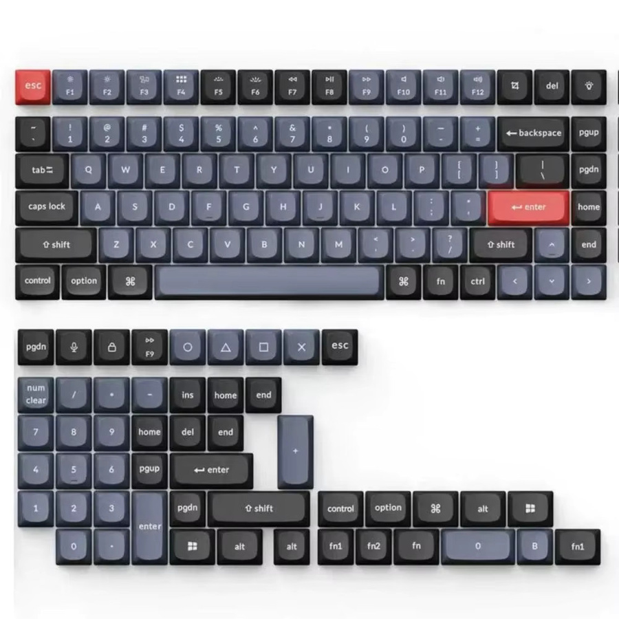 Keychron Artisan PBT-Tastenkappen im Cherry Profile für mechanische Tastaturen, Multicolor - Bild 2