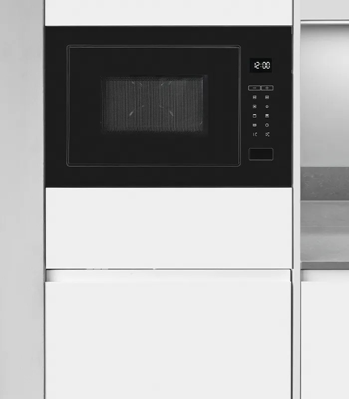 Exquisit Einbau-Kombi-Mikrowelle mit Grill in Schwarz, B/T/H: 59,5 x 37,5 x 37,5 cm - Bild 3