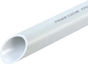 Fränkische Kunststoff-Stangenrohr FPKu-ES-F starr, Farbe: Grau/Weiß, Durchmesser: 32,0 mm, Länge: 300,0 cm - Bild 1