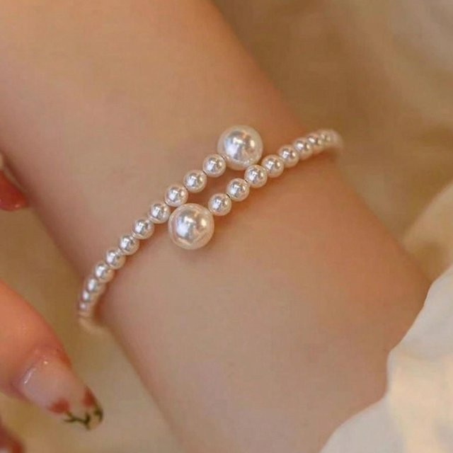 yuyongzhi Perlenarmband, braun, Damen - Bild 1