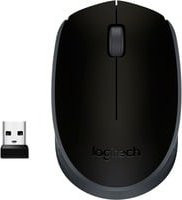 Logitech M171 Wireless Maus, kabellose optische Funkmaus in Schwarz und Grau mit 1000 dpi - Bild 1