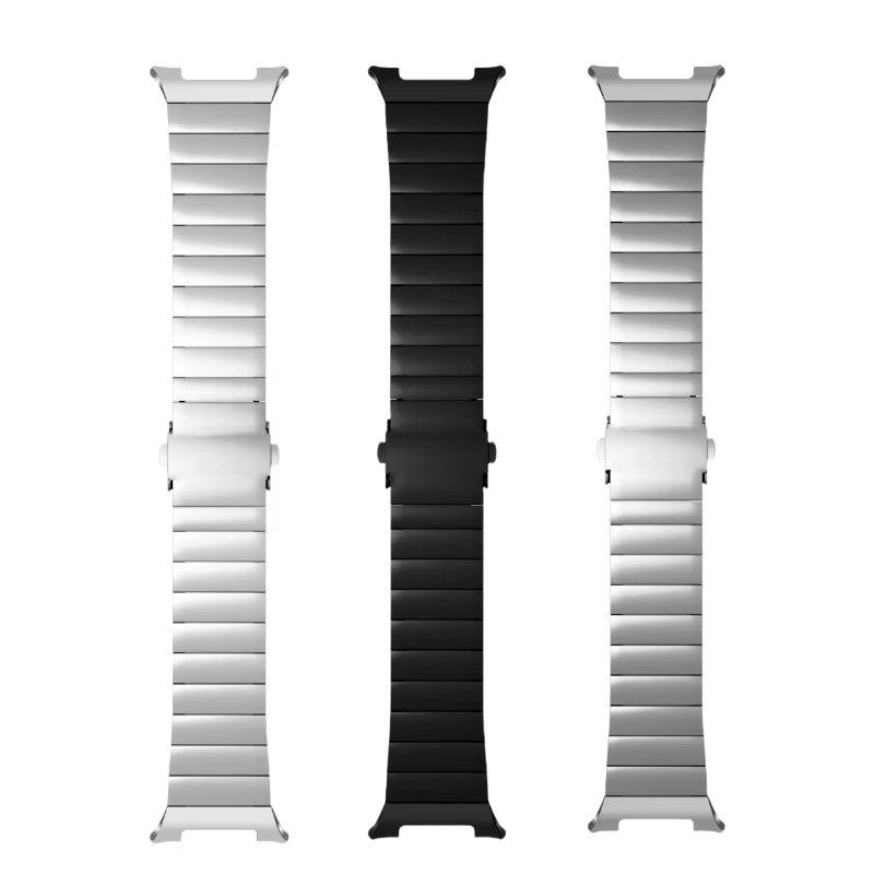 CAOWTAN Uhrenarmband Titan, Edelstahl, Silber, Unisex - Bild 2