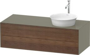 Duravit Waschtischunterschrank White Tulip in Weiß glänzend, B/T: 130 x 55 cm - Bild 1