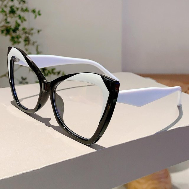 KAMMPT Katzenaugenbrille Damen, Vollrand, Kunststoff, gray - Bild 1