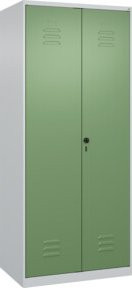 C+P Wäschespind Classic PLUS Garderobenspind mit 2 Abteilen in Resedagrün, H x B x T: 185 x 80 x 50 cm - Bild 1