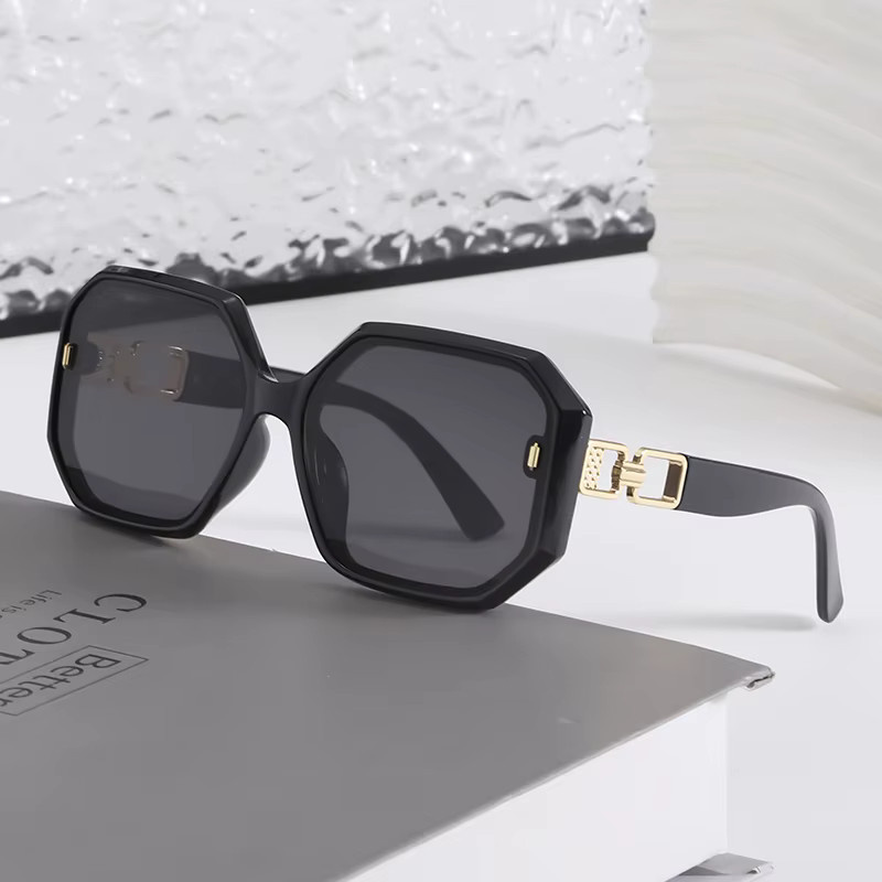 Kunkka coco Sonnenbrille, Metall, Vollrand, Schwarz, Damen - Bild 3