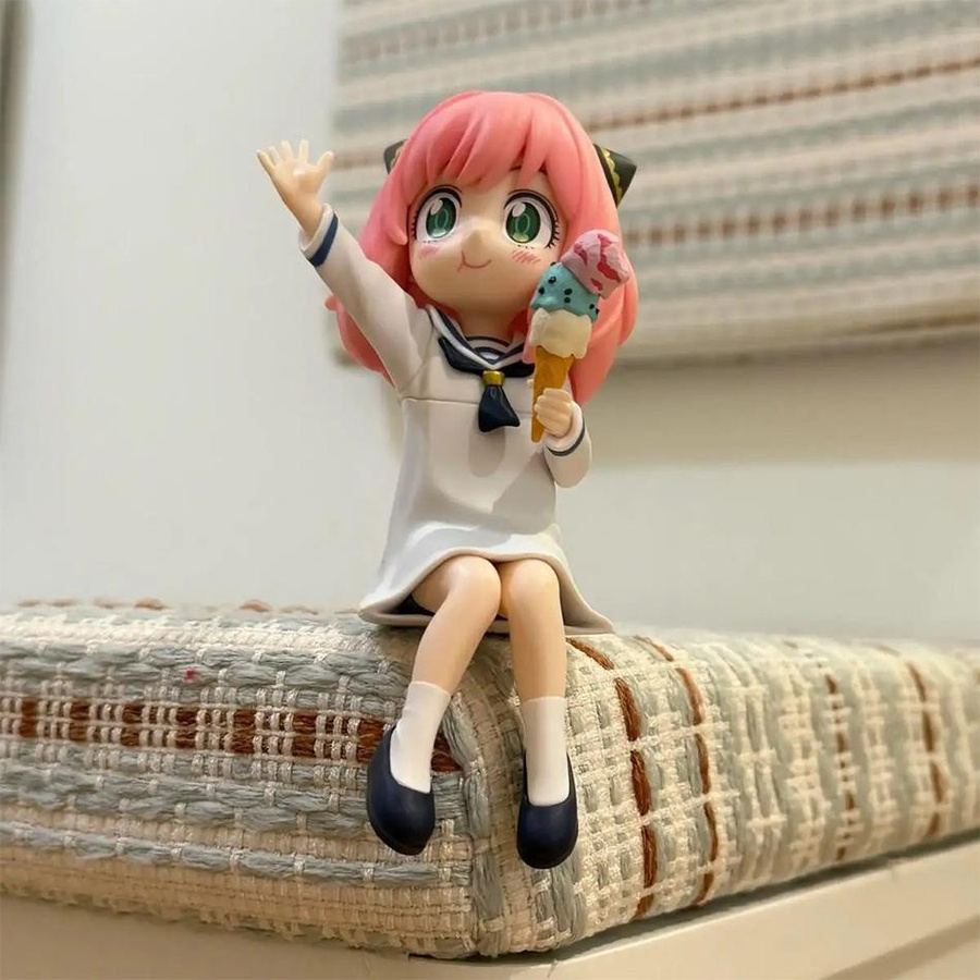 Yiran toy 1 Spy Family Anya Cosplay Modell 2D Figur beidseitig austauschbar - Bild 2