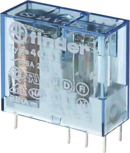 Finder Printrelais 40.52.7.021.5000 mit 21 V/DC, 8A und 2 Wechsler - Bild 1