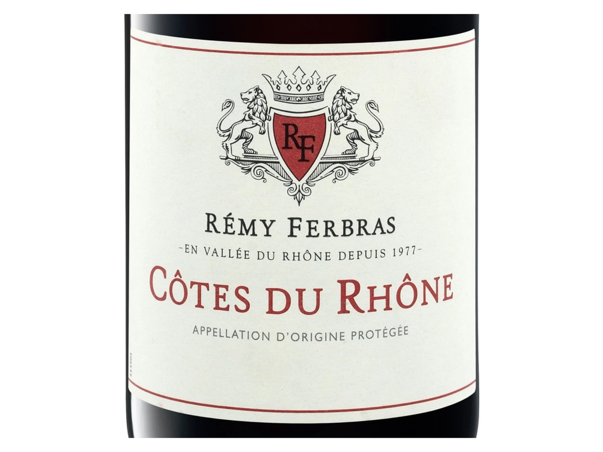 Rémy Febras Côtes du Rhône AOP trocken Rotwein 2025 0,75 l - Bild 2