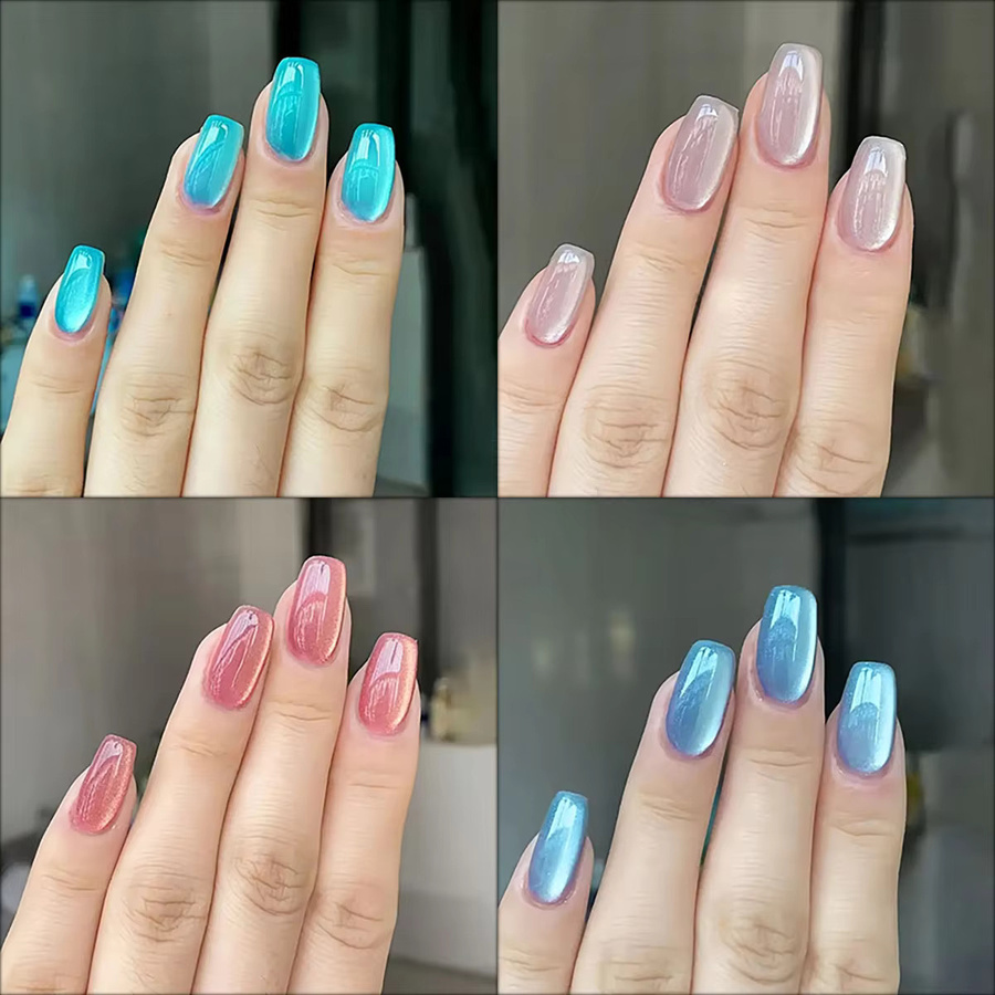 Fasle Nails Künstliche Nägel, Mintblau, Glänzend, 24 Stück - Bild 2