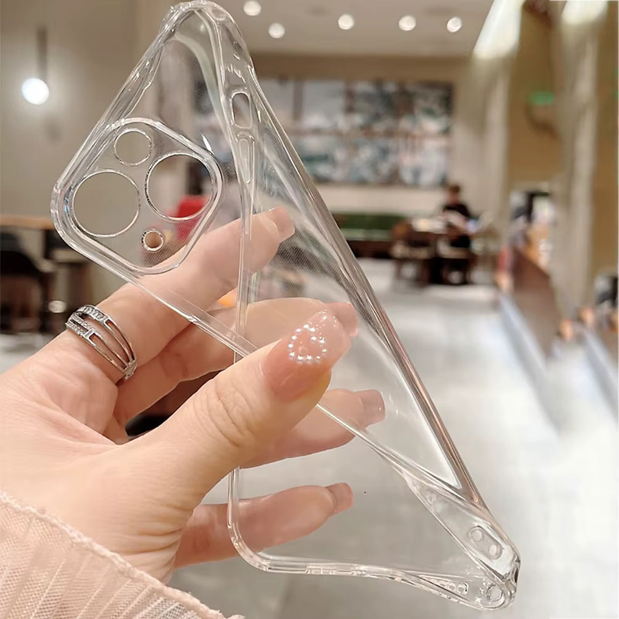 Personalisierte Handyhülle von OUIO mit transparentem Silikon-Rückteil für iPhone 11 bis iPhone 17 Pro Max und weitere Modelle - Bild 2