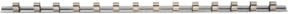 BGS Aufsteckschiene mit 15 Clips in Silber aus Metall, 10 mm - Bild 1
