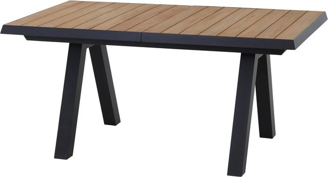 Siena Garden Gartentisch Tirana aus Teakholz braun rechteckig ausziehbar - Bild 1