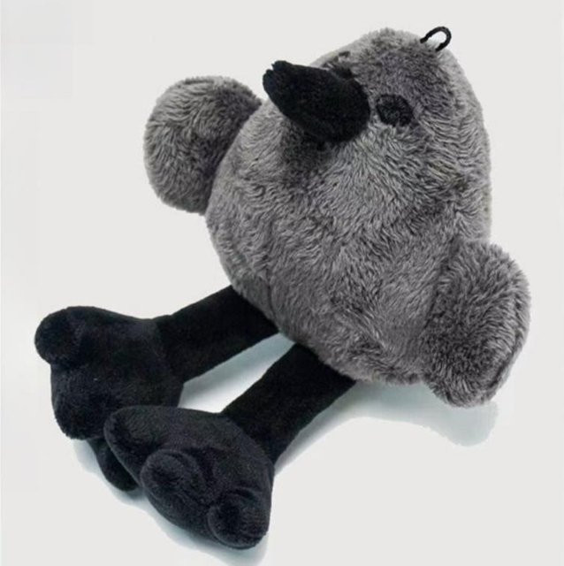 Yiran toy Reuevogel-Stofftier, Grau, Plüsch / Textil - Bild 1