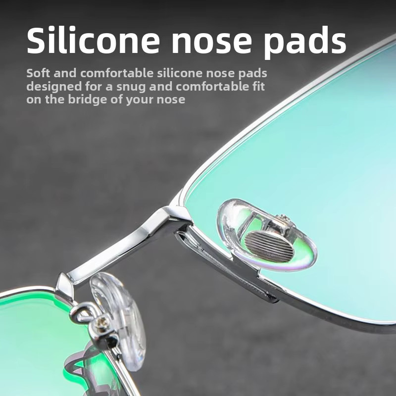 SZTZX Lesebrille, Vollrand, rechteckig, Herren, Blaulichtfilter - Bild 2