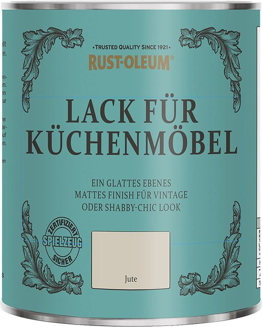Rust-Oleum Kreidefarbe für Küchenmöbel aus Holz, Farbe: Beige, Matt, 0,75 l - Bild 1