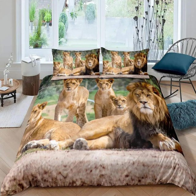 Black Lion Bettwäscheset Your Warm Home in Schwarz, bestehend aus Bettbezug und 2 Kissenbezügen, B/H: 135 x 200 cm, Kissen: 50 x 70 cm - Bild 1