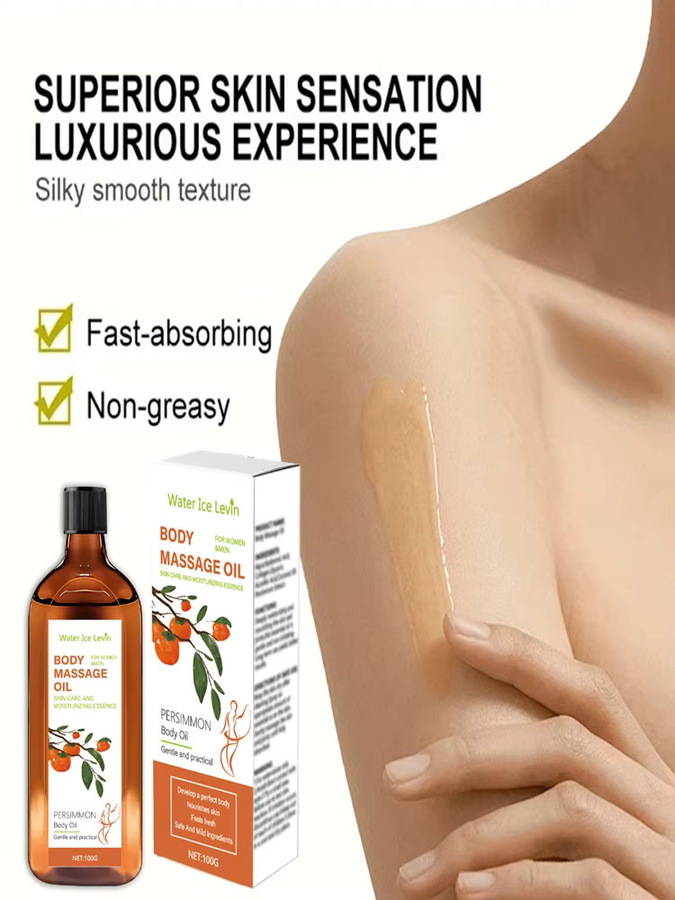 Water Ice Levin Körpermassageöl, 100 g, Kollagen, Hyaluronsäure, Vitamin C, Retinol - Bild 4