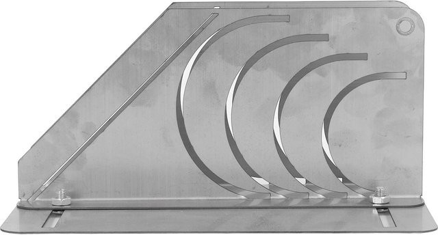 Schaumrohrschneider Werkzeug für Edelstahlrohrisolierung in Grau mit 45 Grad Schneideführung für 20 mm, 50 mm, 60 mm und 90 mm - Bild 1