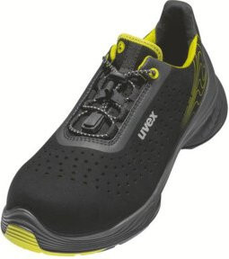 Uvex Halbschuhe S1 in Schwarz Gelb Größe 47 Weite 11 - Bild 1