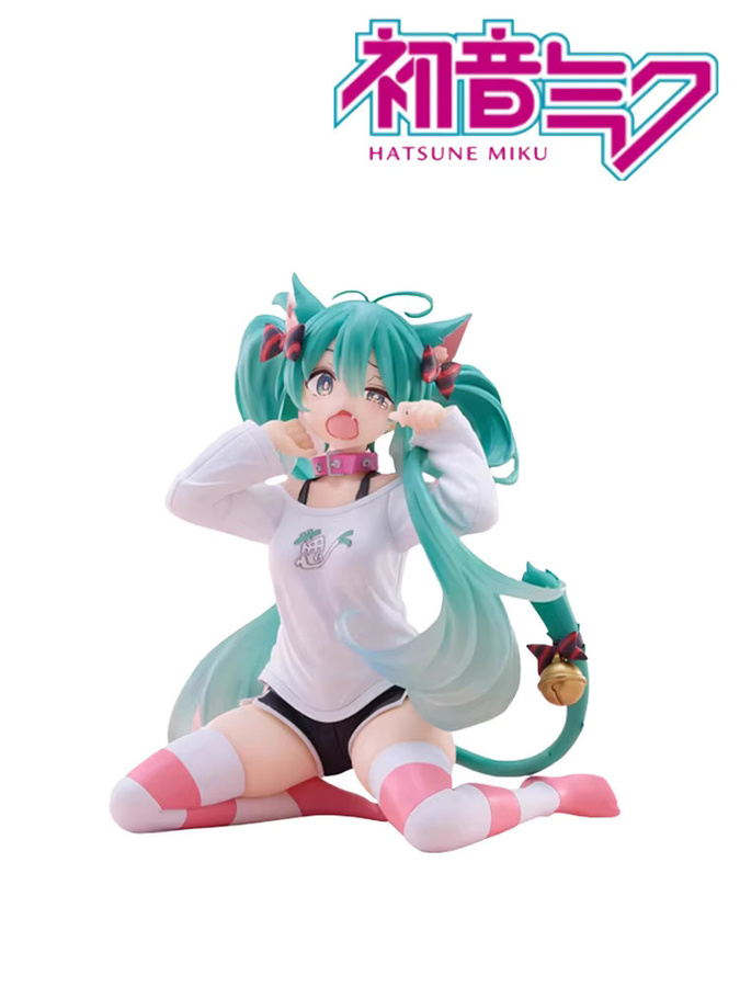 Bandai Hatsune Miku Neko T-Shirt Version, Actionfigur, 11cm - Bild 4