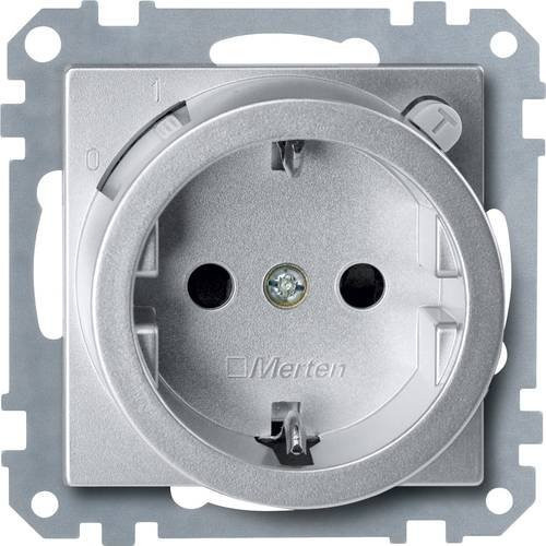 Merten Einsatz System M Aluminium Socket in Silber - Bild 1