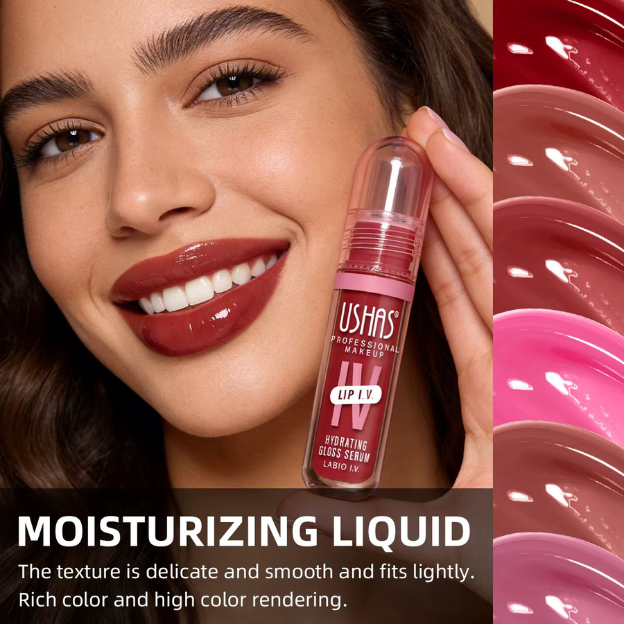 USHAS Lipgloss, Spiegelwasser-Effekt, Unisex - Bild 2