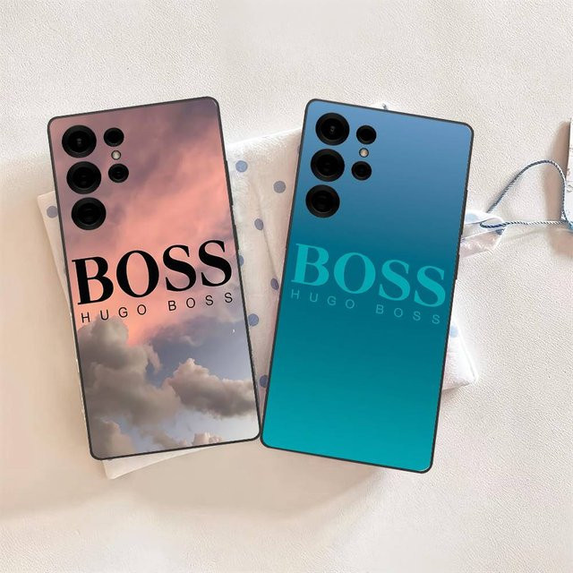 H-Hugo Coole B-Boss Handyhülle für Samsung Galaxy S24 FE S25 Ultra Plus und weitere Modelle, Multicolour - Bild 1