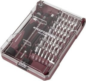 Kraftwerk Bit Box mit 45-teiligem Präzisions-Schraubendreher Set 1/4 Zoll in Multicolor - Bild 1