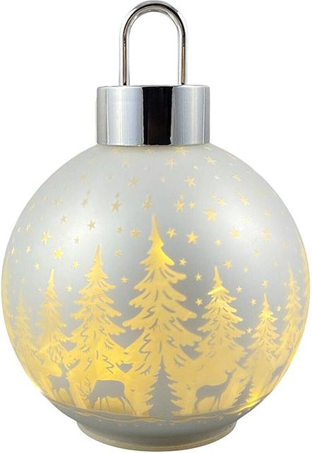 Concord Weihnachtskugel Wild in Silber mit Tiermotiv - Bild 1