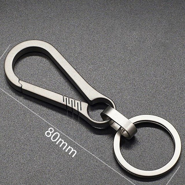 LChome Schlüsselring, Titan Legierung, gray, Unisex - Bild 1