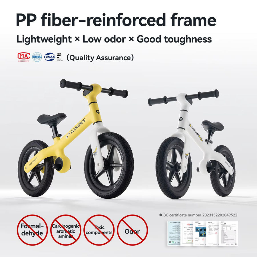 ROCKBROS Kinder-Laufrad Balance Bike für Kleinkinder ab 2 Jahren, Unisex Sportroller aus Kunststoff - Bild 2