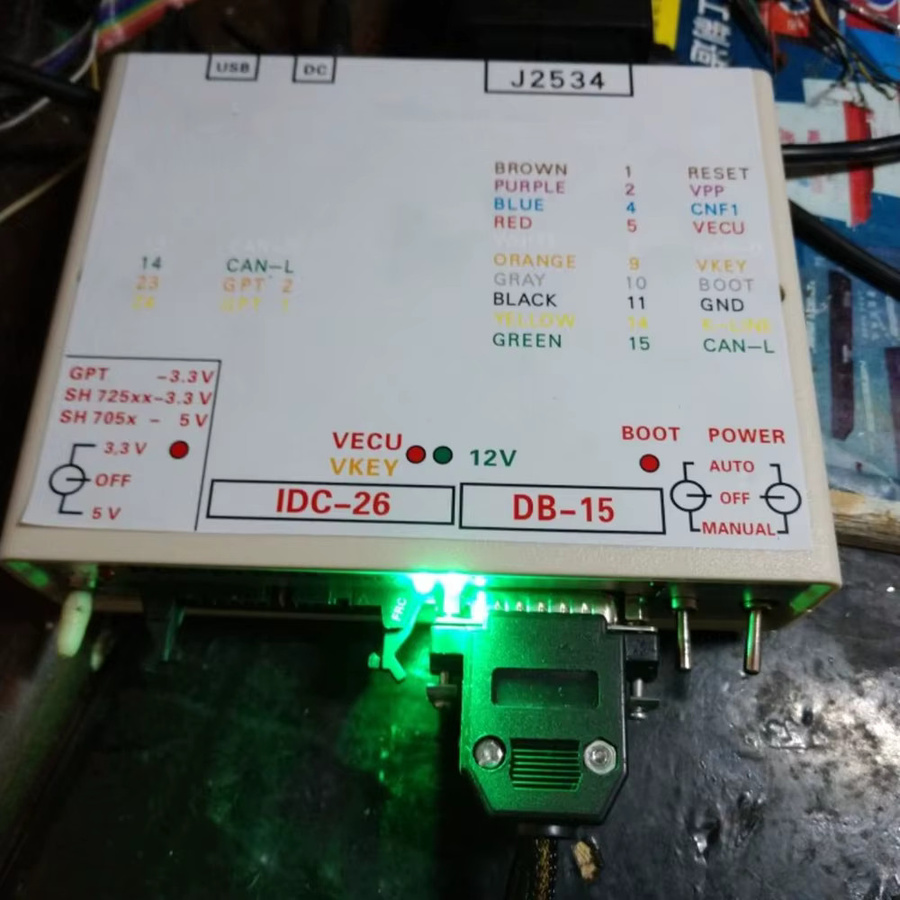 EKETOOL ECU FLASH JTAG Power Box ECU-Soft-Programmierer mit J2534 und Openport 2.0 in Grün - Bild 2