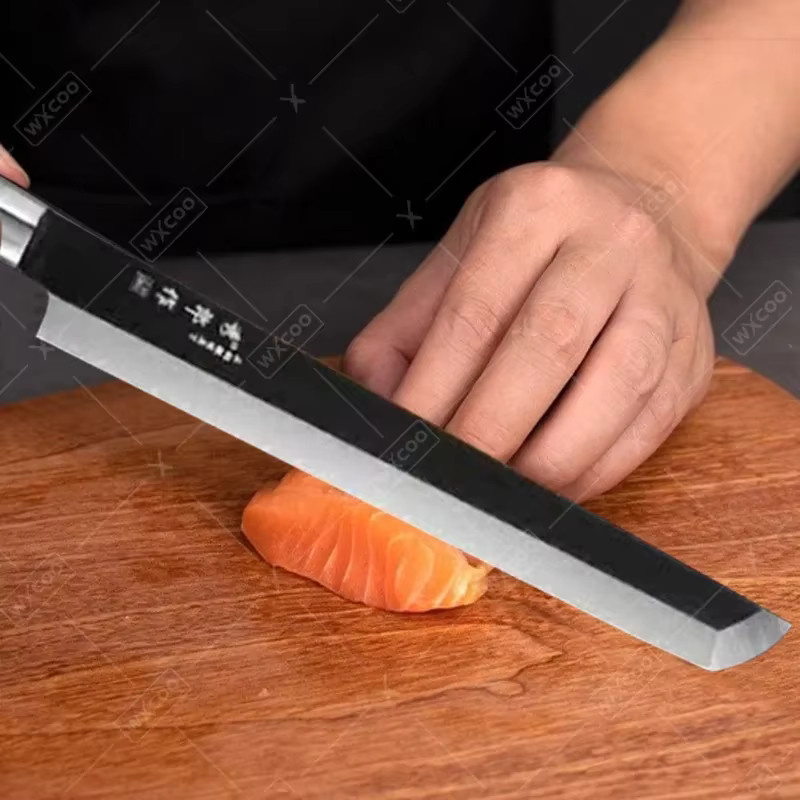 WXCOO Professionelles Kochmesser aus Edelstahl in Silber für Sushi und Fischfilets - Bild 2