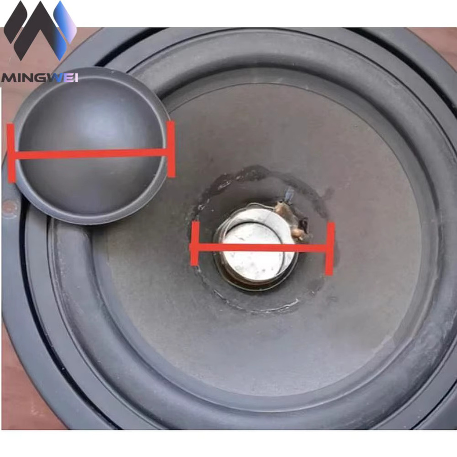 MW Audio Staubschutzkappen für Lautsprecher Woofer, 2 Stück, Schwarz, Durchmesser: 30 mm bis 115 mm - Bild 4